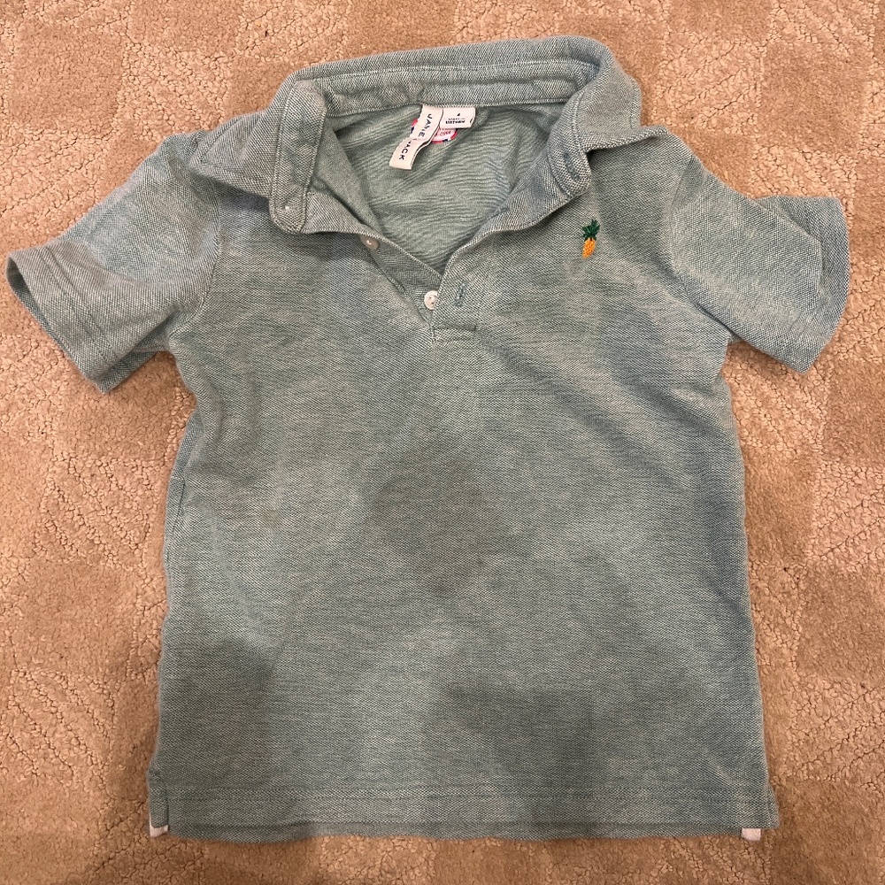 Janie and Jack green polo